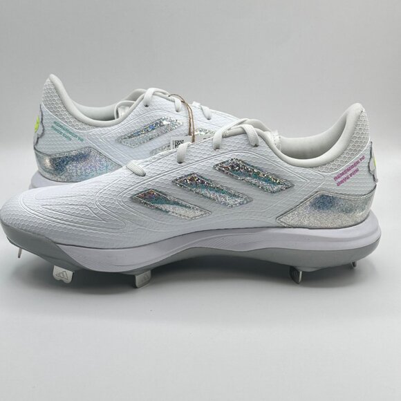 Women's Adidas Adizero PureHustle 3 Sis Bates Softball Cleats Size 10 ID1664 New - Picture 7 of 10